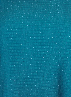 Langärmelige Bluse mit Strasssteinen