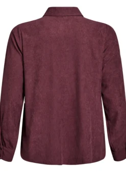 Langärmlige Bluse aus Cord
