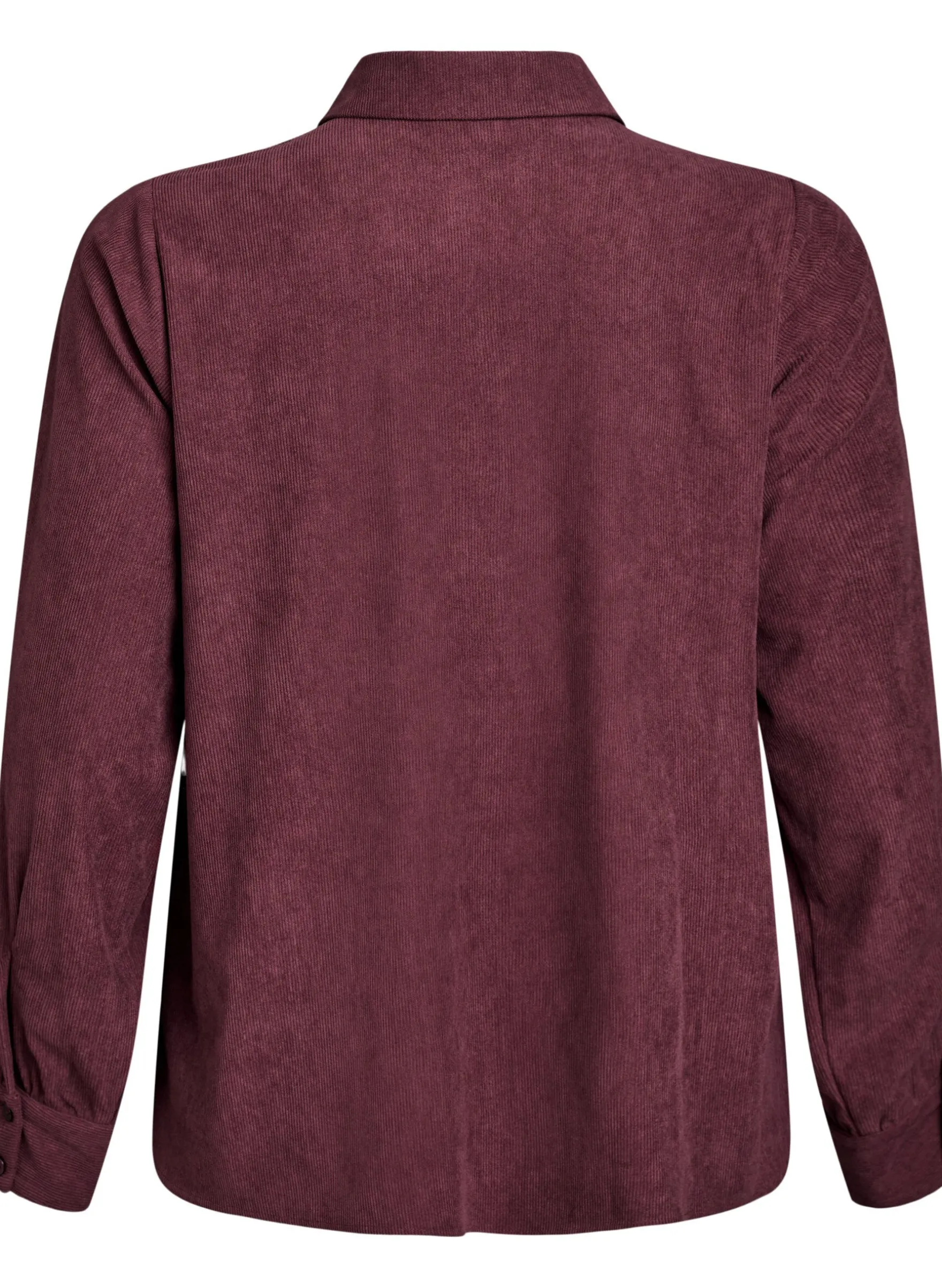 Langärmlige Bluse aus Cord