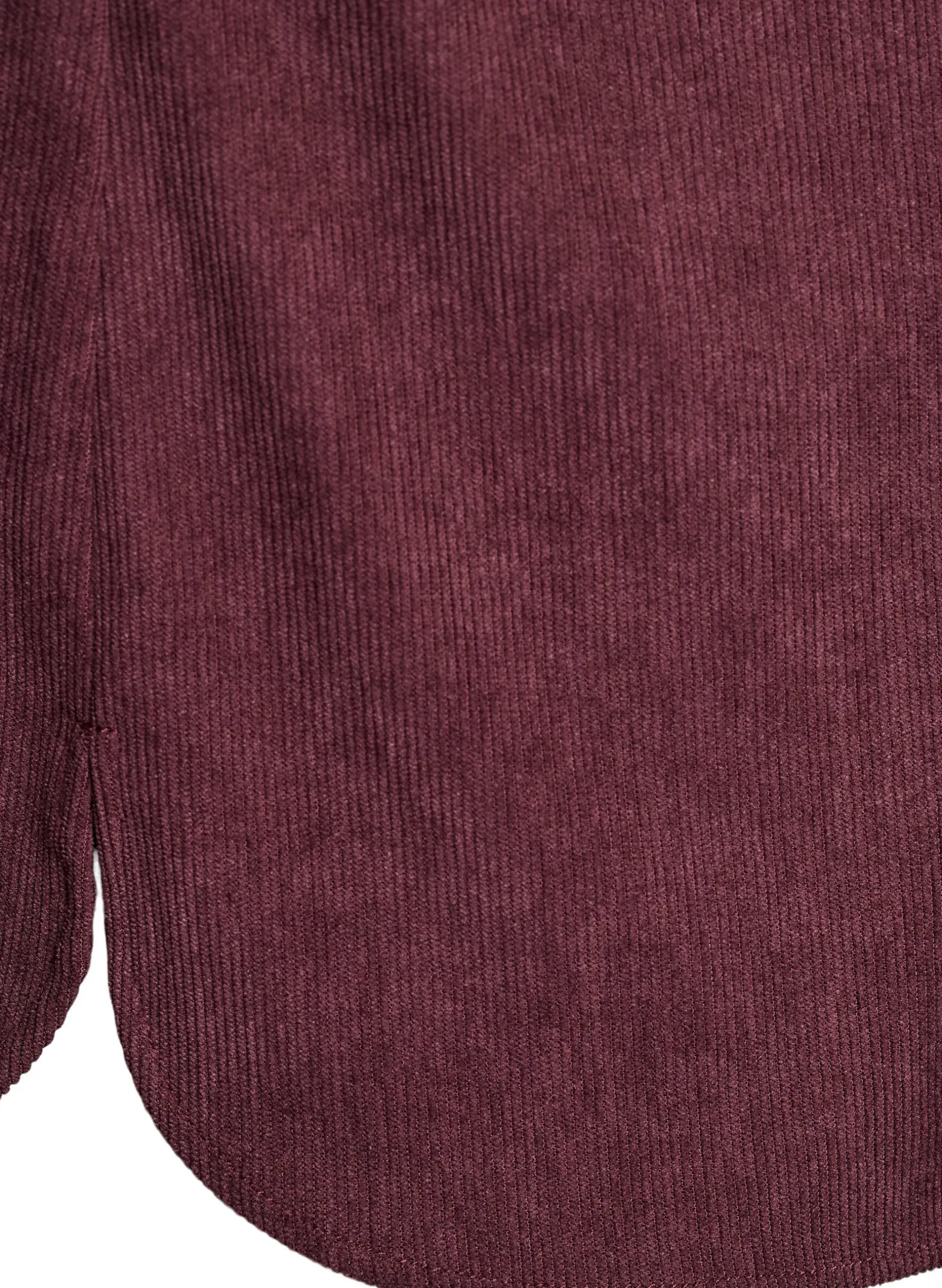 Langärmlige Bluse aus Cord