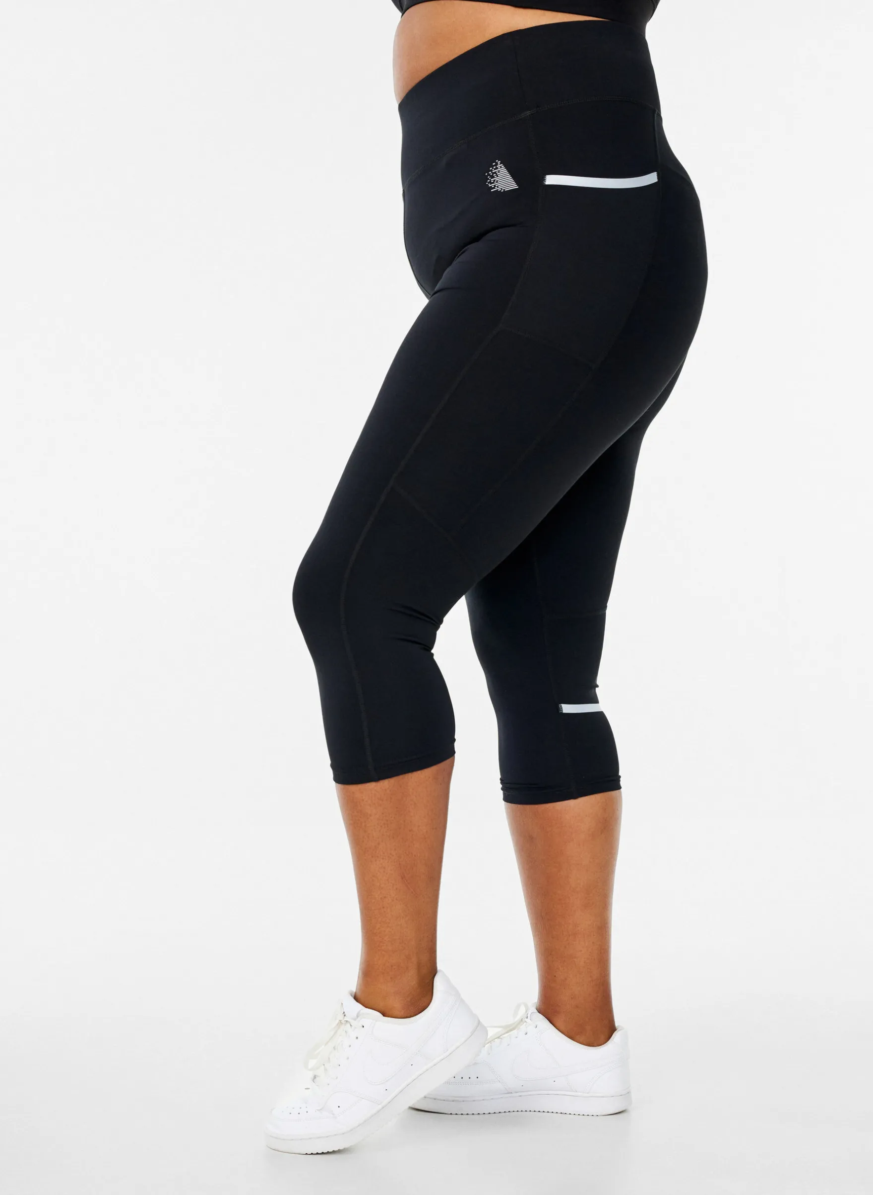 Lauf-Caprihose mit leichter Kompression
