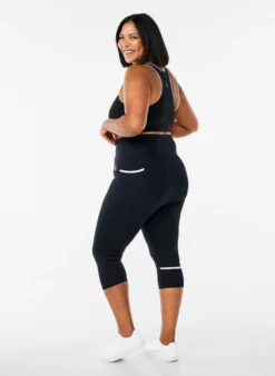 Lauf-Caprihose mit leichter Kompression