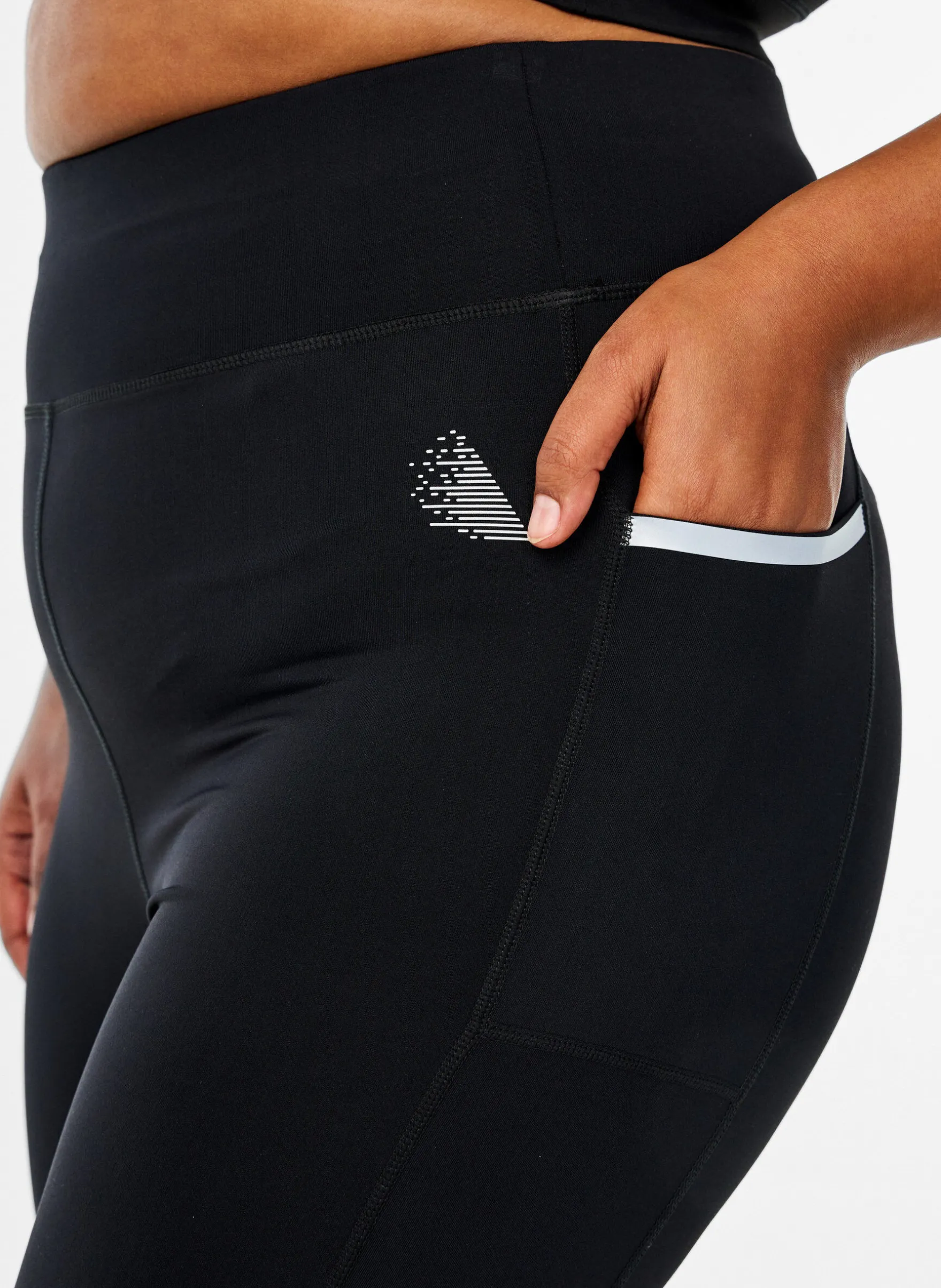 Lauf-Caprihose mit leichter Kompression