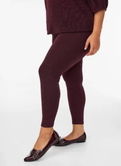 Leggings mit Glitzermuster