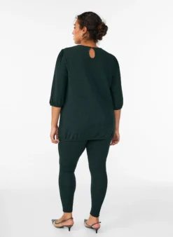 Leggings mit Glitzermuster