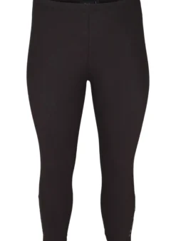 3/4 Leggings mit Knöpfen