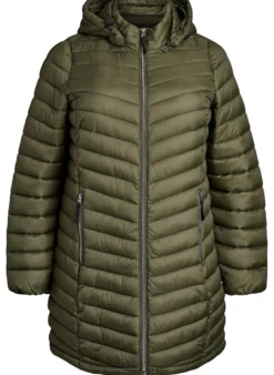Leichte Jacke mit Taschen und abnehmbarer Kapuze