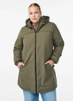 Leichter gepolsterter Parka mit Kapuze