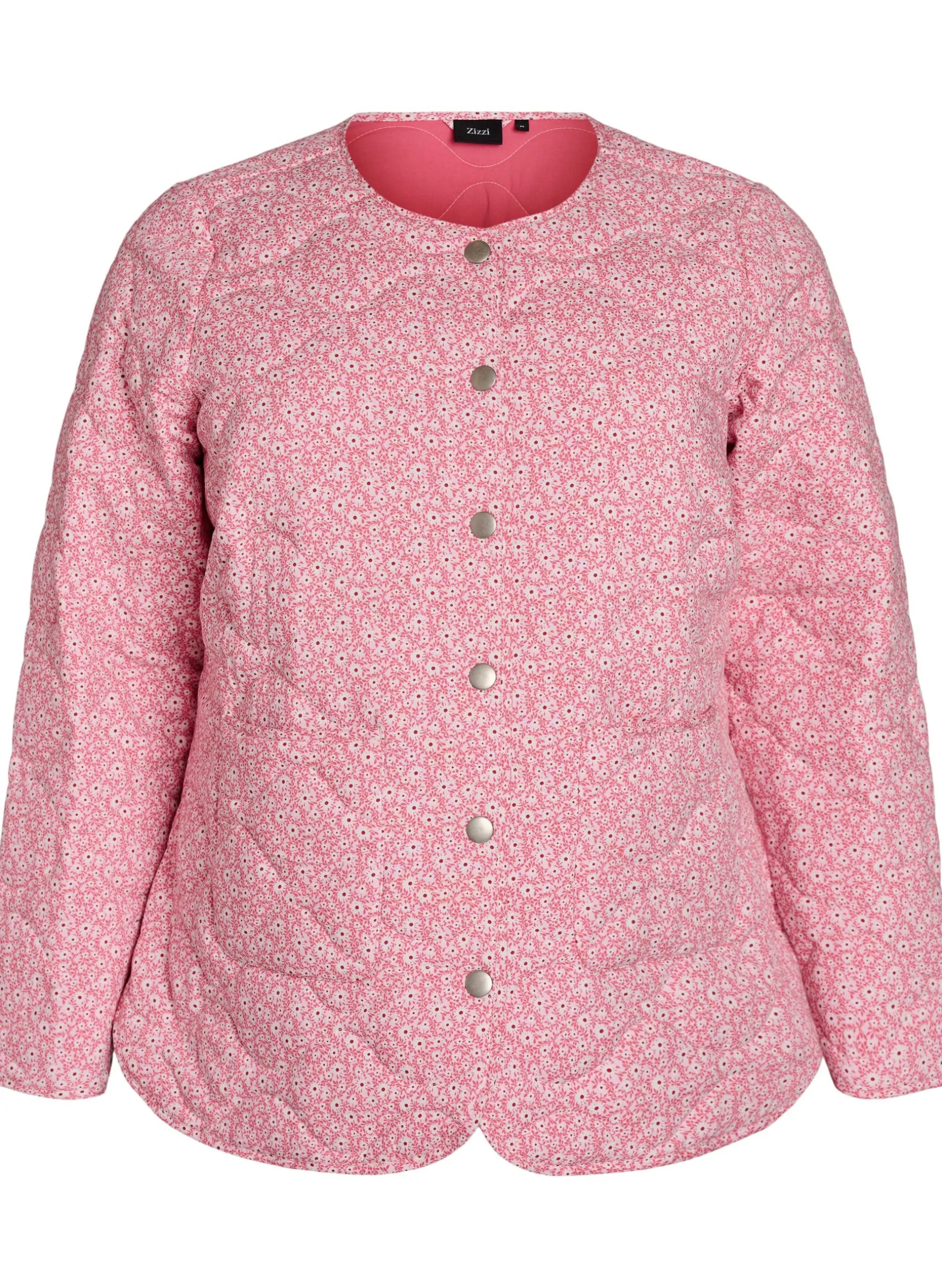 Leichte Steppjacke mit Blumenmuster