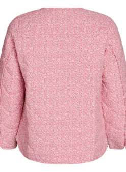 Leichte Steppjacke mit Blumenmuster