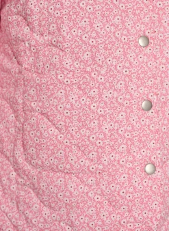 Leichte Steppjacke mit Blumenmuster