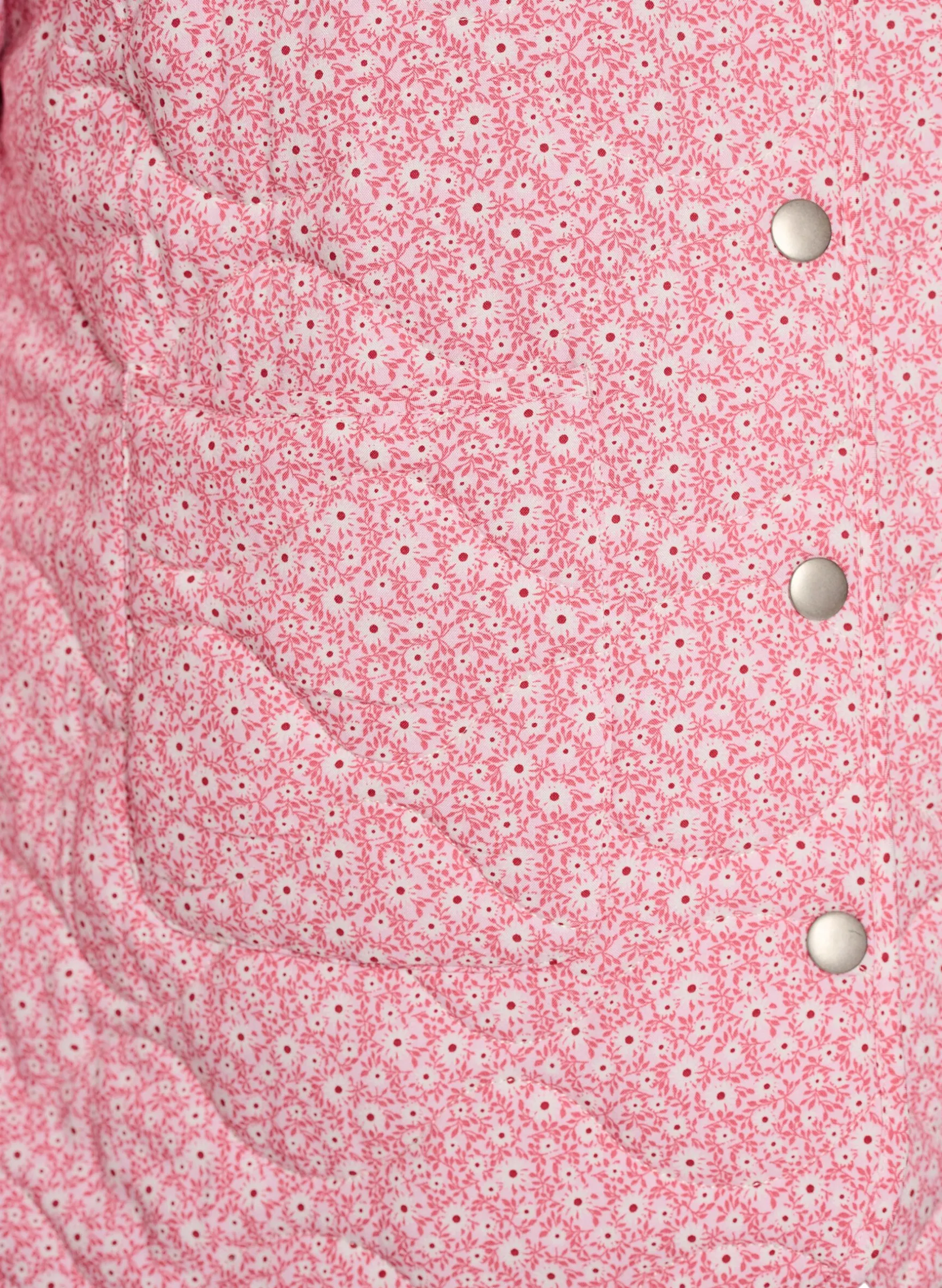 Leichte Steppjacke mit Blumenmuster