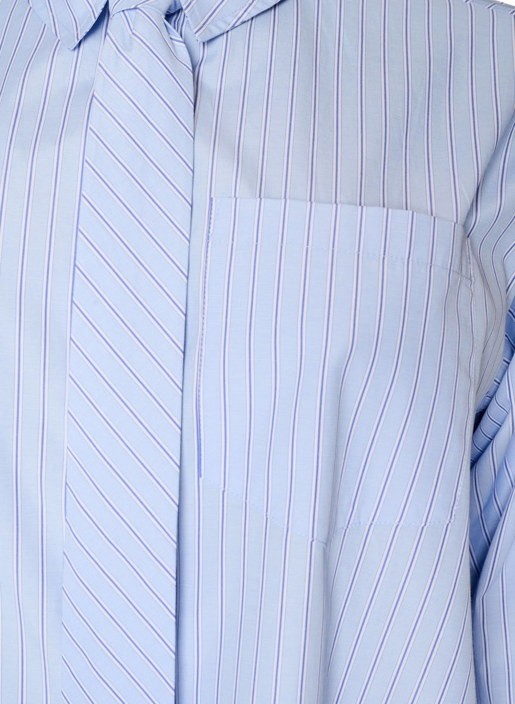 Lockere Bluse mit Bindeband