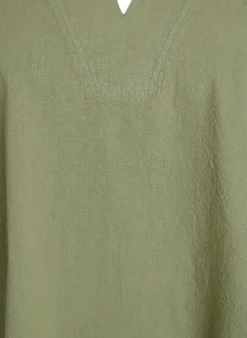 Lockere Bluse mit Kragen und 1/2 Ärmeln