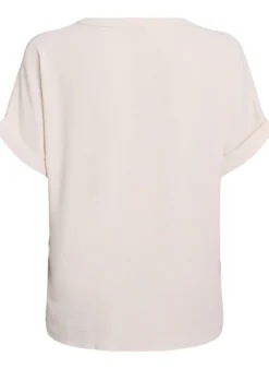 Lockere Bluse mit kurzen Ärmeln