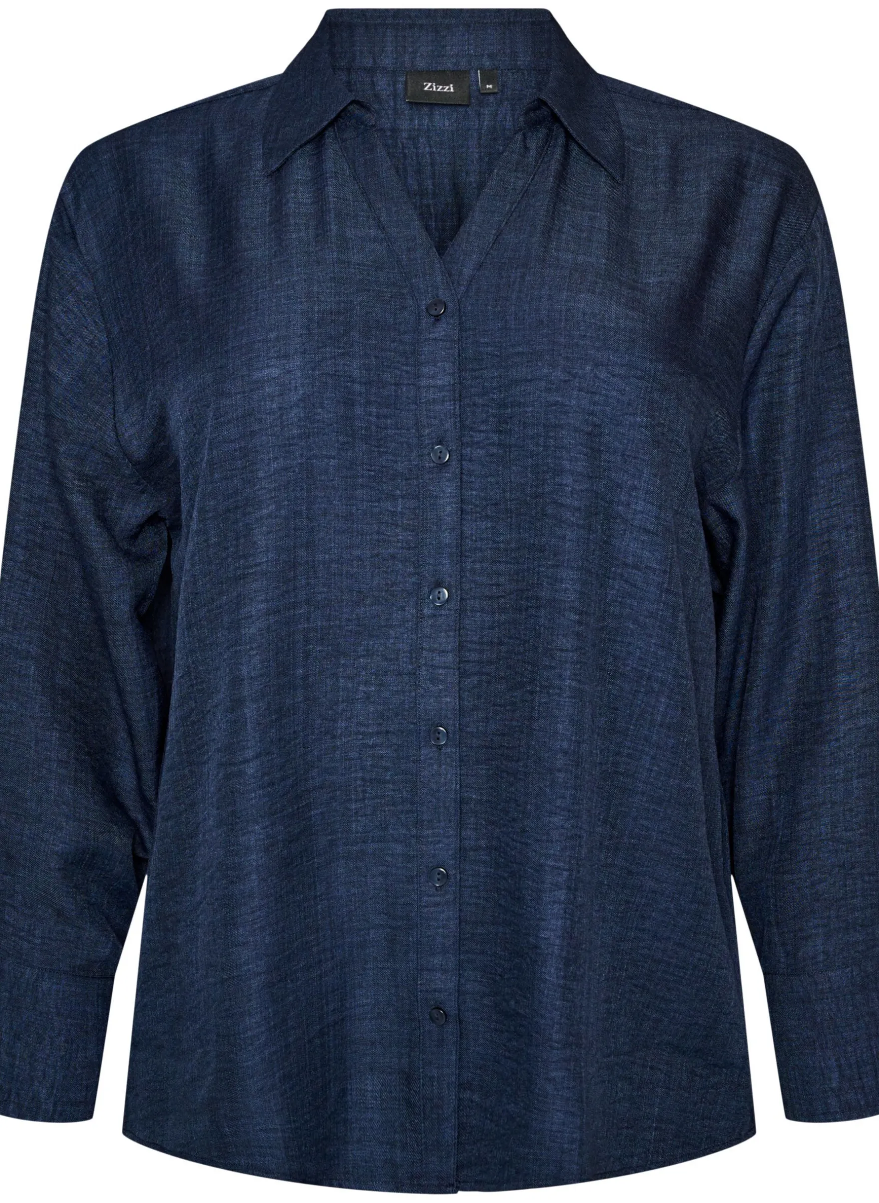 Lockere Bluse mit V-Ausschnitt