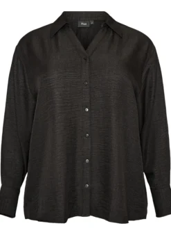 Lockere Bluse mit V-Ausschnitt