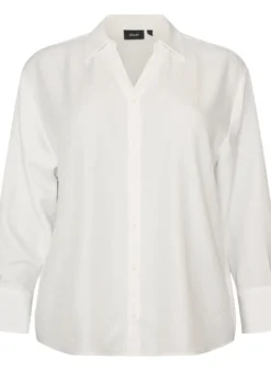 Lockere Bluse mit V-Ausschnitt