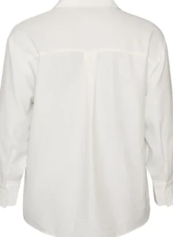 Lockere Bluse mit V-Ausschnitt