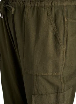 Lockere Cargohose aus Baumwolle