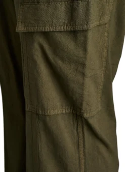 Lockere Cargohose aus Baumwolle