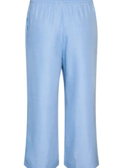 Lockere Hose mit elastischem Bund und Taschen