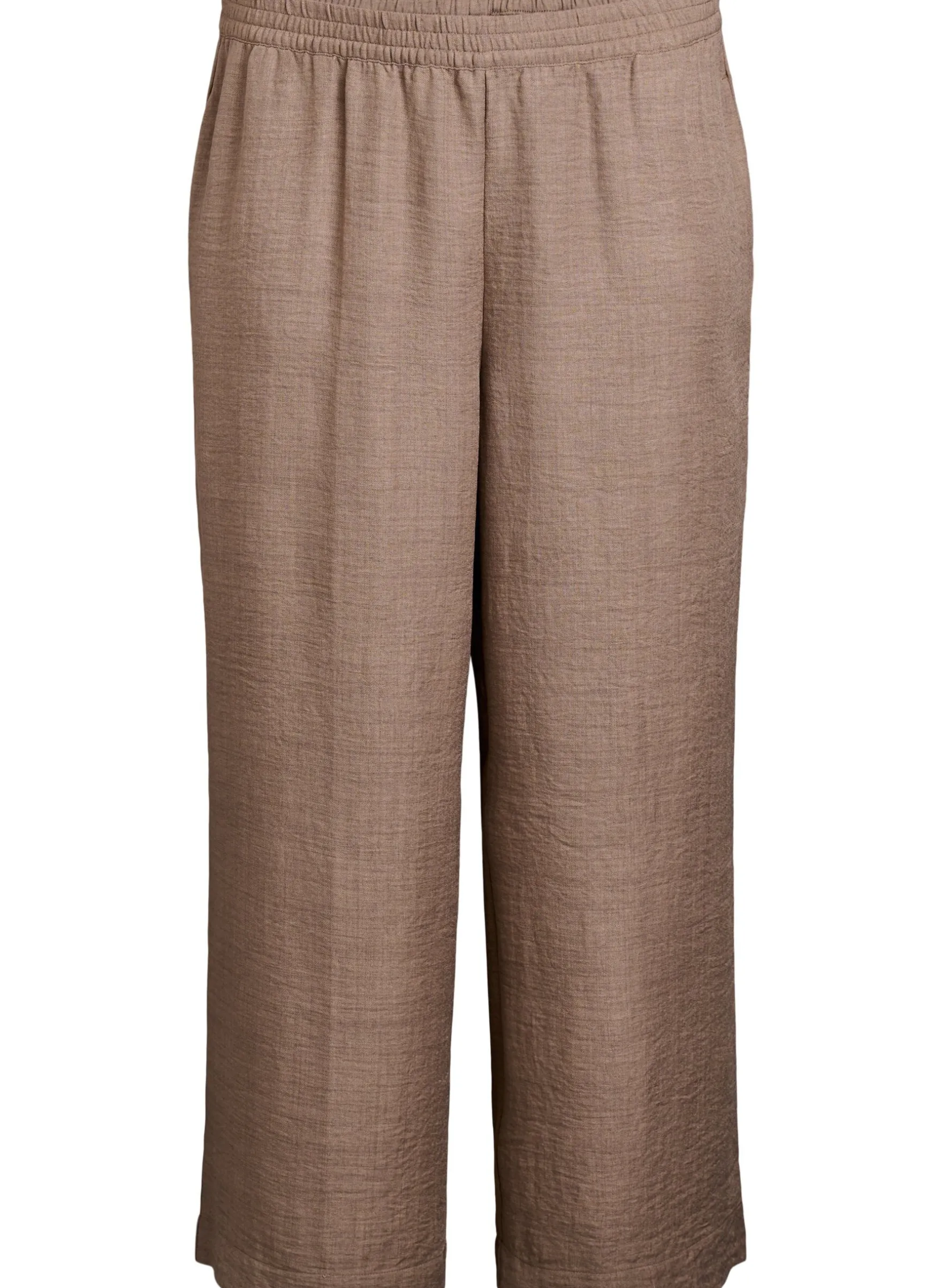 Lockere Hose mit elastischem Bund und Taschen
