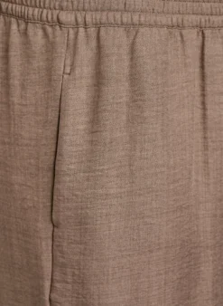 Lockere Hose mit elastischem Bund und Taschen