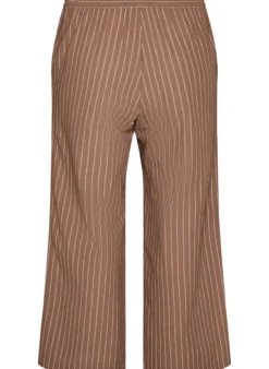 Lockere Hose mit hohem Bund und Taschen