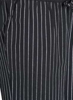 Lockere Hose mit hohem Bund und Taschen