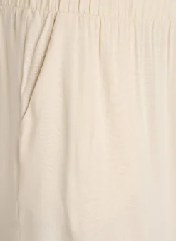 Lockere Pyjamashorts aus Viskose mit hoher Taille