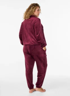 Lockere Samt-Hose
