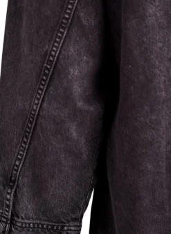 Lockeres Denimhemd mit 3/4-Ärmeln