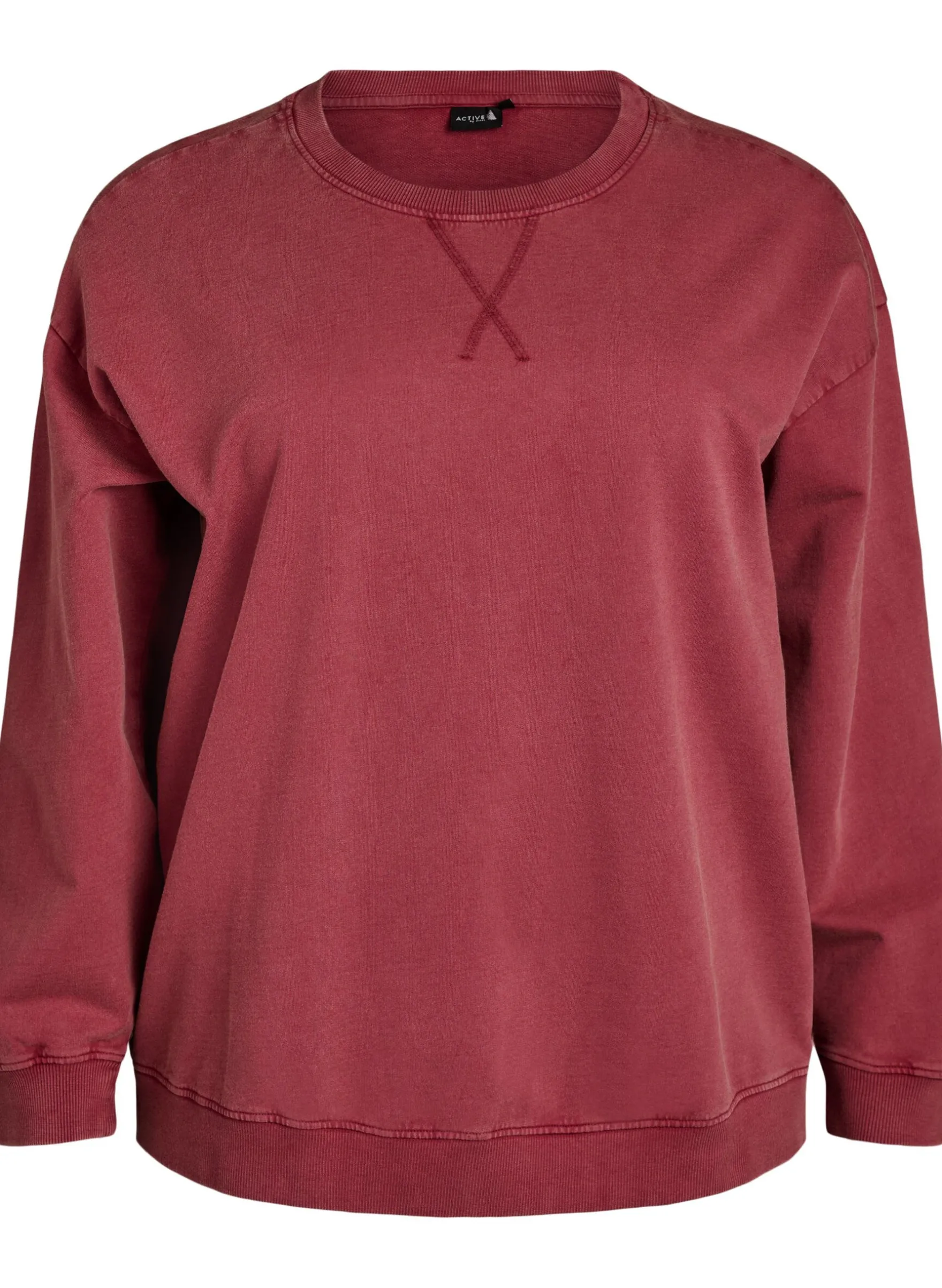 Lockeres Sweatshirt im gewaschenen Look