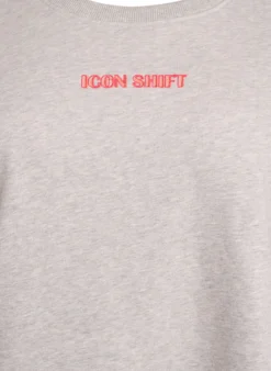 Lockeres Sweatshirt mit Kontrastdetails an den Ärmeln