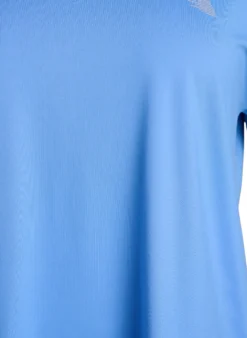 Lockeres Trainings-T-Shirt mit V-Ausschnitt
