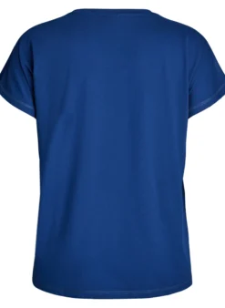 Lockeres Trainings-T-Shirt mit V-Ausschnitt