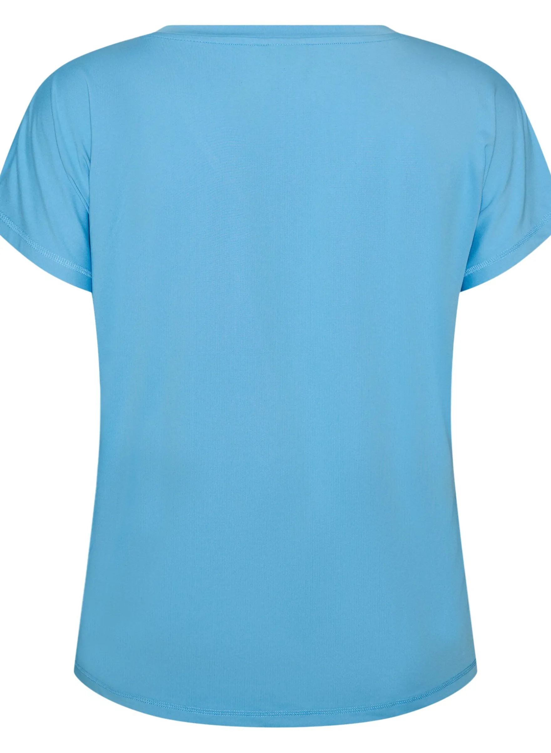 Lockeres Trainings-T-Shirt mit V-Ausschnitt