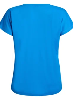 Lockeres Trainings-T-Shirt mit V-Ausschnitt