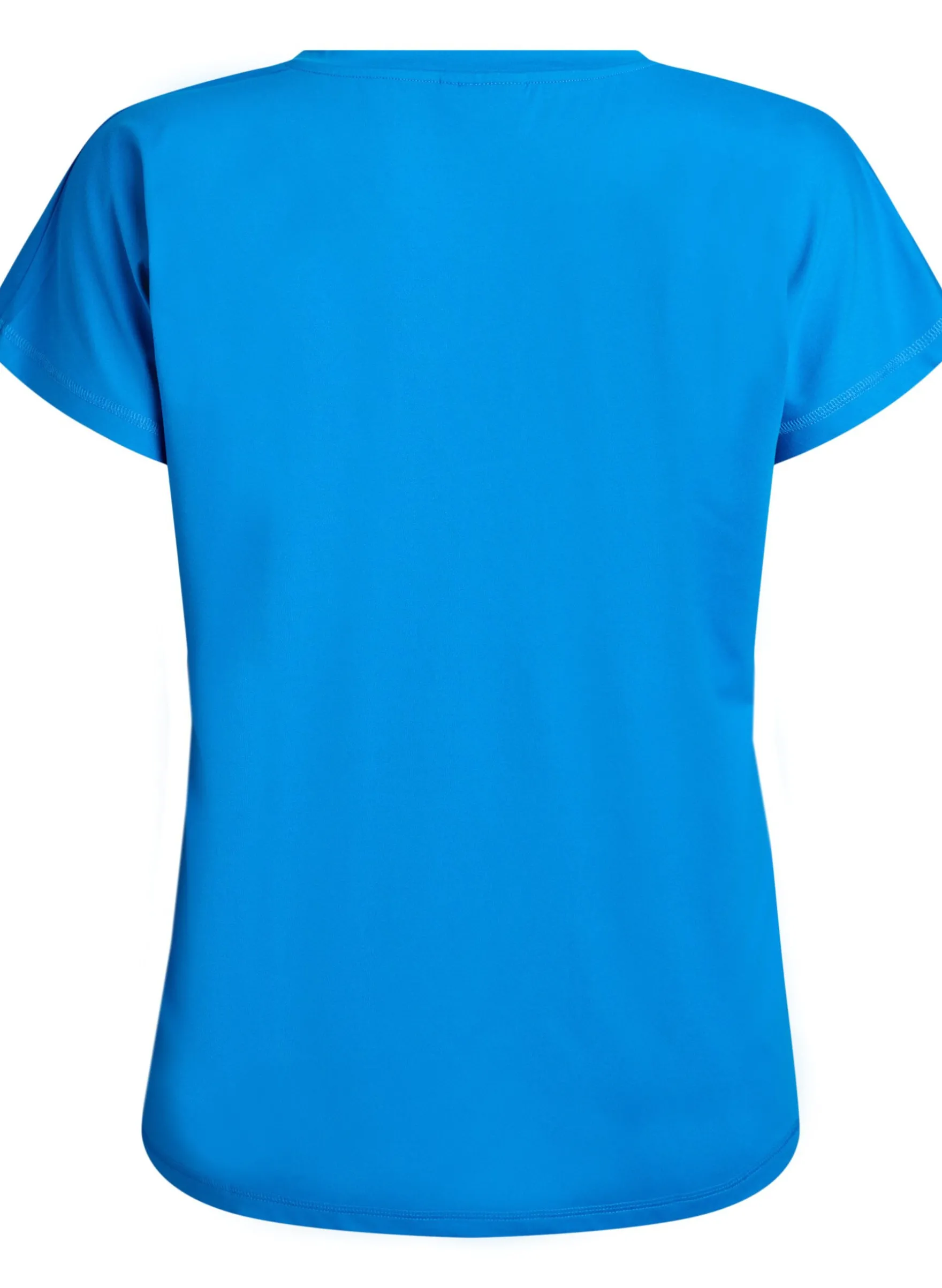 Lockeres Trainings-T-Shirt mit V-Ausschnitt