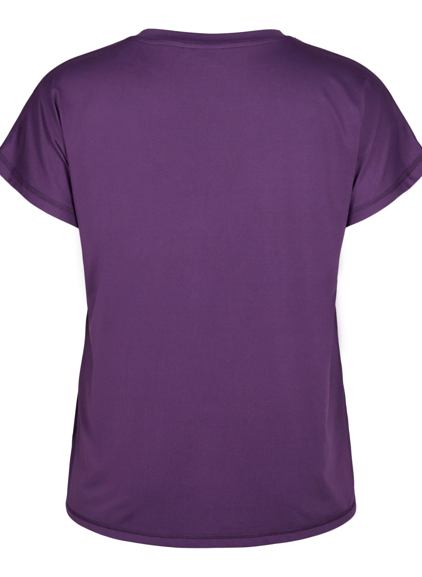 Lockeres Trainings-T-Shirt mit V-Ausschnitt
