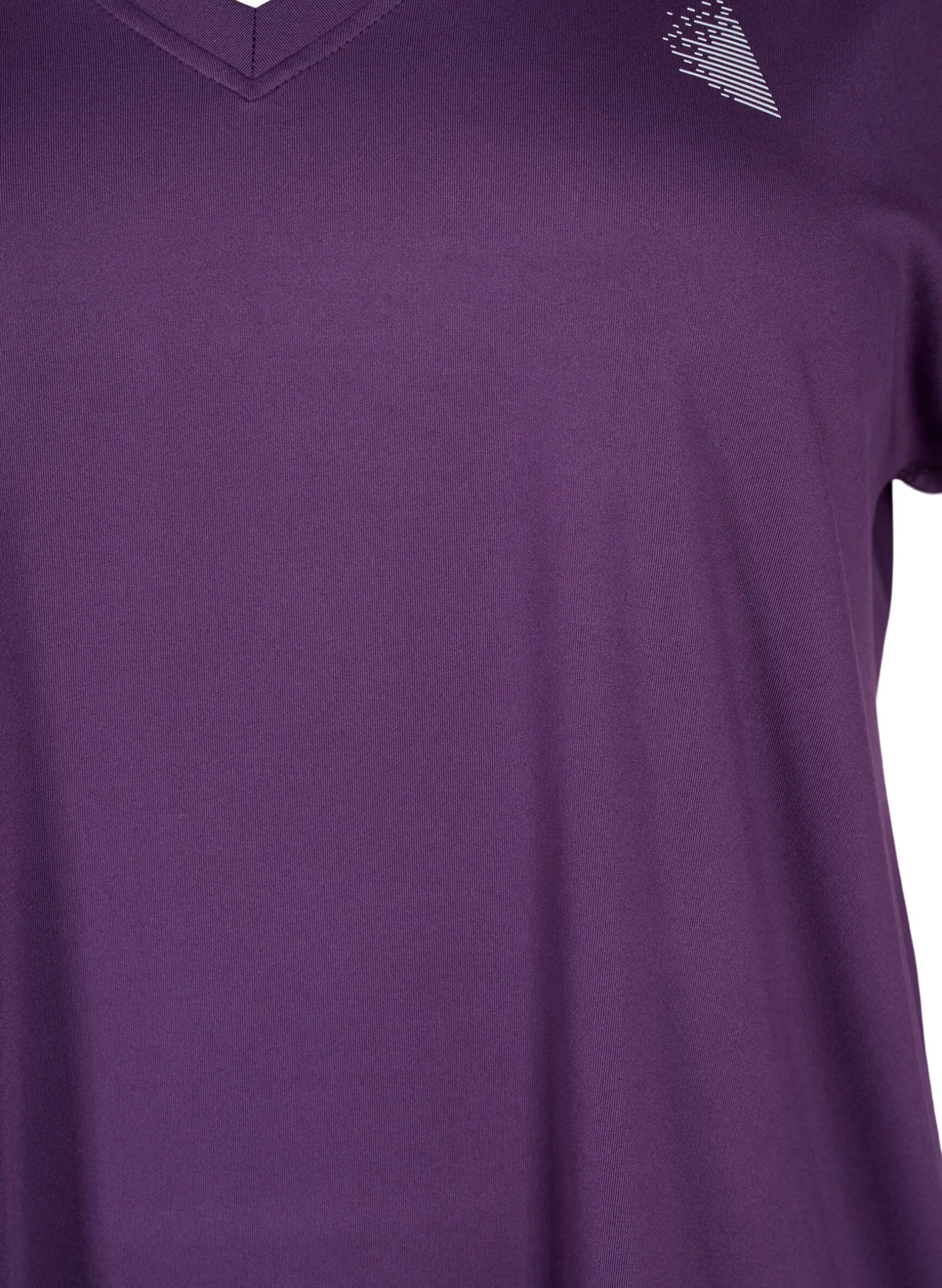 Lockeres Trainings-T-Shirt mit V-Ausschnitt