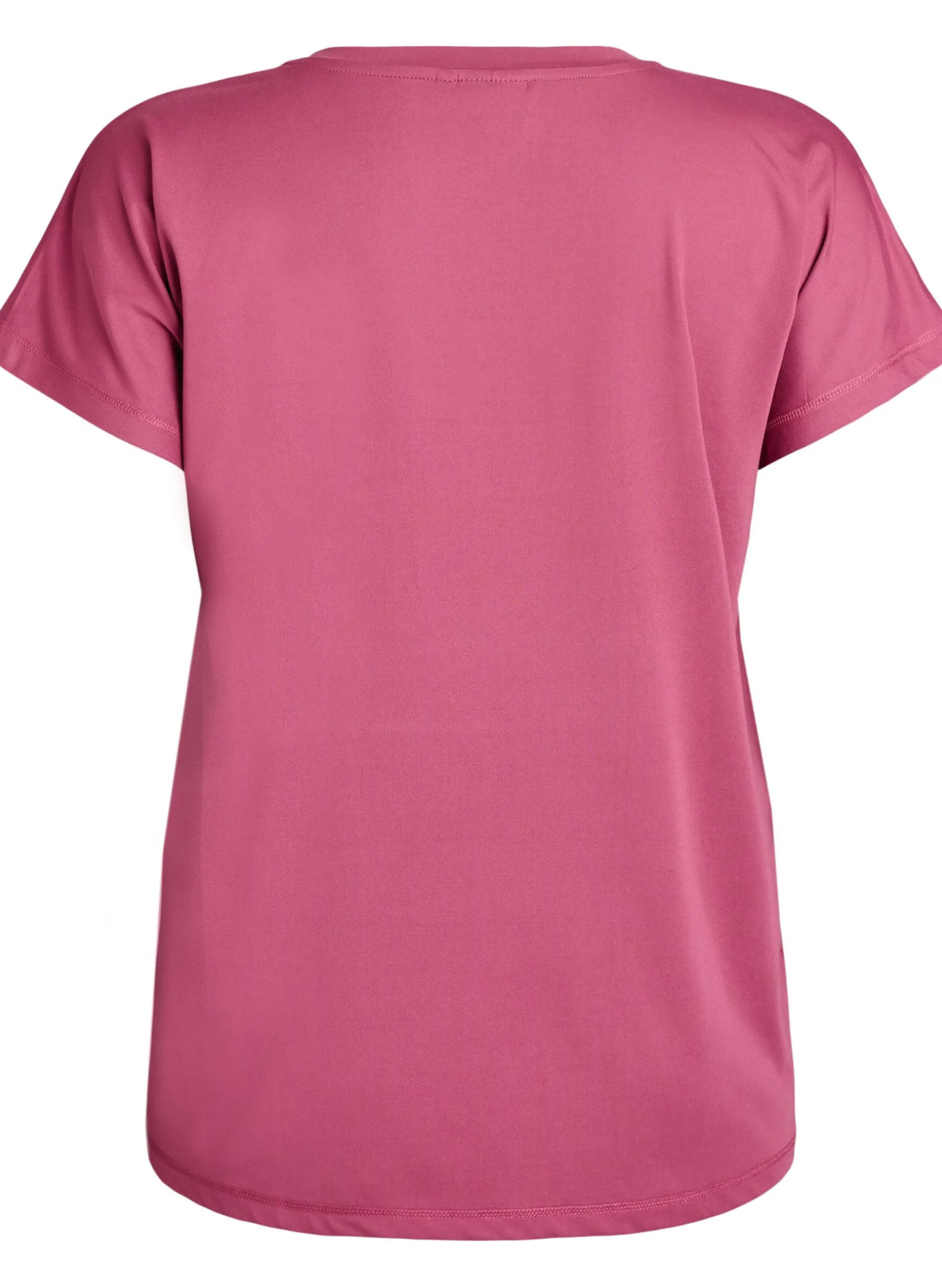 Lockeres Trainings-T-Shirt mit V-Ausschnitt