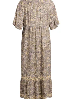 Maxikleid aus Viskose mit Paisleymuster