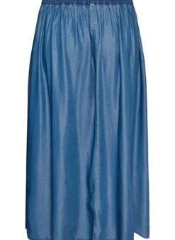 Maxirock aus TENCEL™ Lyocell mit Denim-Look