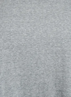 Melange T-Shirt mit kurzen Ärmeln