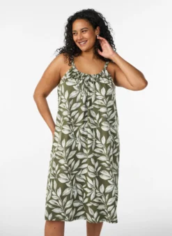 Midi-Trägerkleid aus Bio-Baumwolle