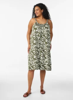 Midi-Trägerkleid aus Bio-Baumwolle