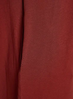 Midi-T-Shirtkleid mit V-Ausschnitt