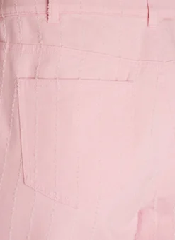Myra Jeans aus farbigem Denim mit weiter Passform und strukturiertem Muster